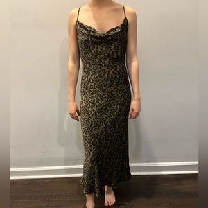 Zara animal print slip dress - size XS